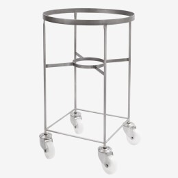 Chariot pour bac grand volume hémisphérique - inox