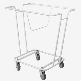 Chariot pour corbeille à linge
