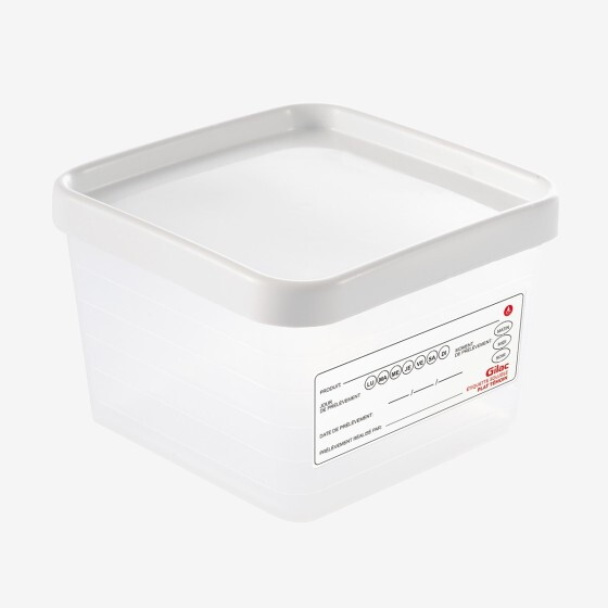 Étiquettes de traçabilité alimentaire hydrosolubles - boite de 220