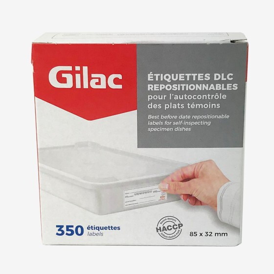 Repositionable labels for food traceability - Box of 350