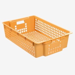 Large pastry crate - 28 L - beige