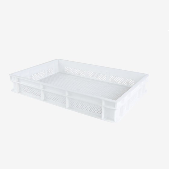 Finely perforated crate 600 x 400