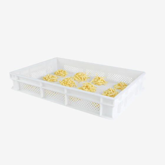 Finely perforated crate 600 x 400