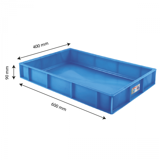 Gilactiv® solid crate - 600 x 400
