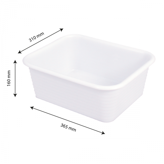 Rectangular reinforced container