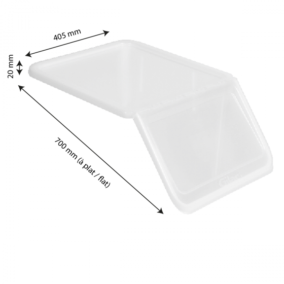 Lid for 40 L and 80 L ingredients container