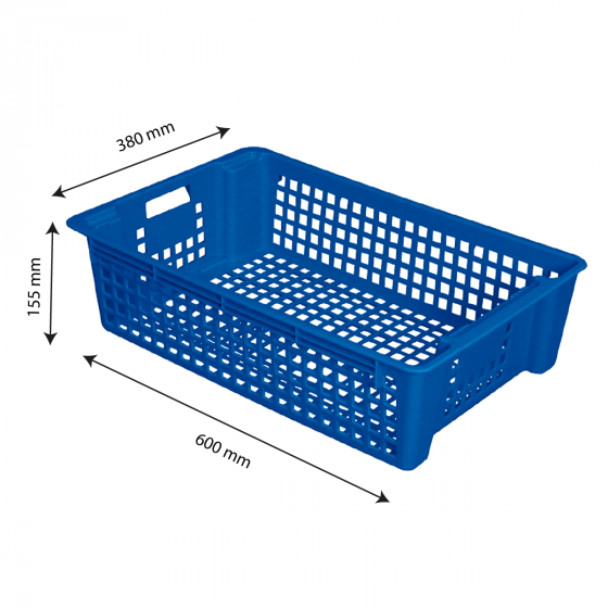 Caisse ajourée empilable emboîtable 28 L