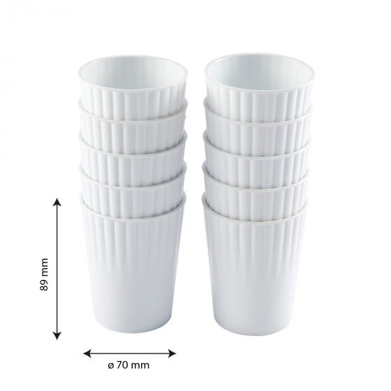 Biobased tumblers - pack of 10