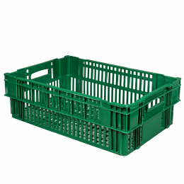 Cold link perforated crate - Recycled HDPE