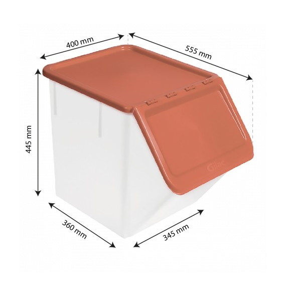 40 L ingredient container + terracotta lid