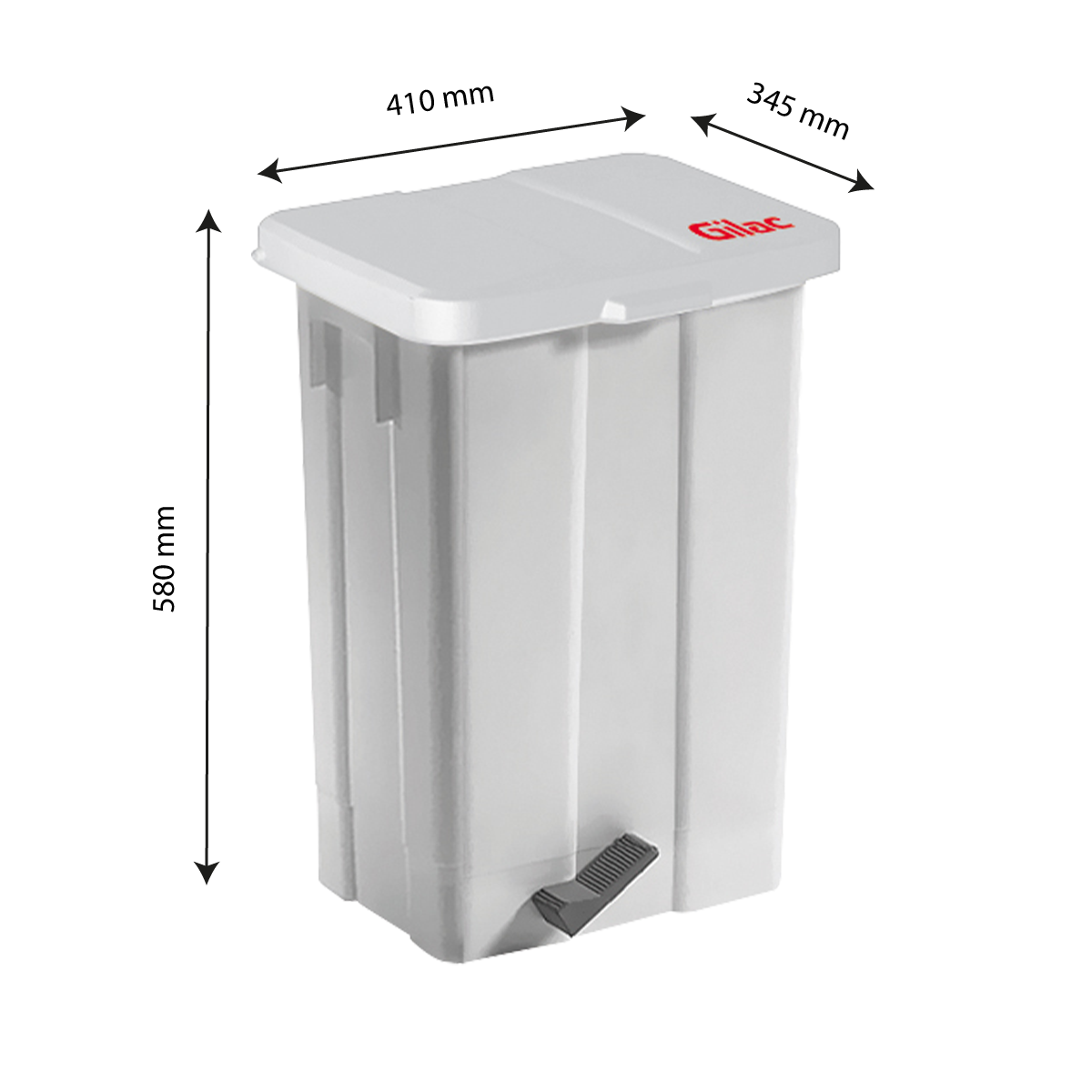 Poubelle Plastique Bac Rond 30 Litres