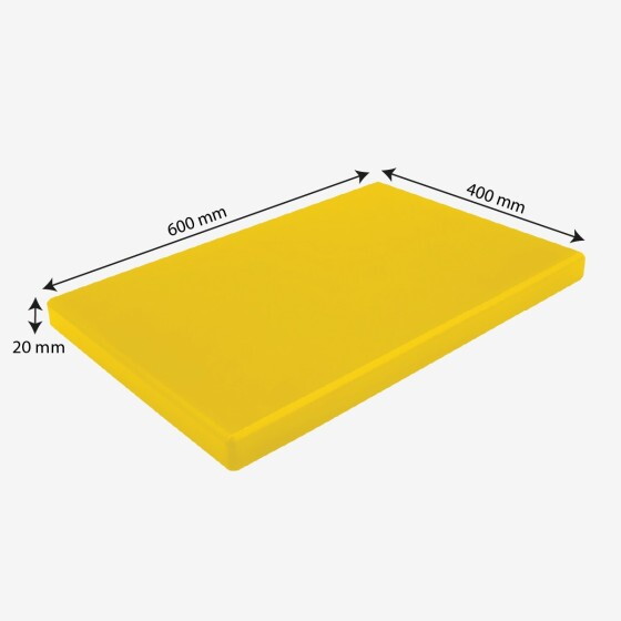 Planche à découper lisse 600 x 400 x 20 HACCP