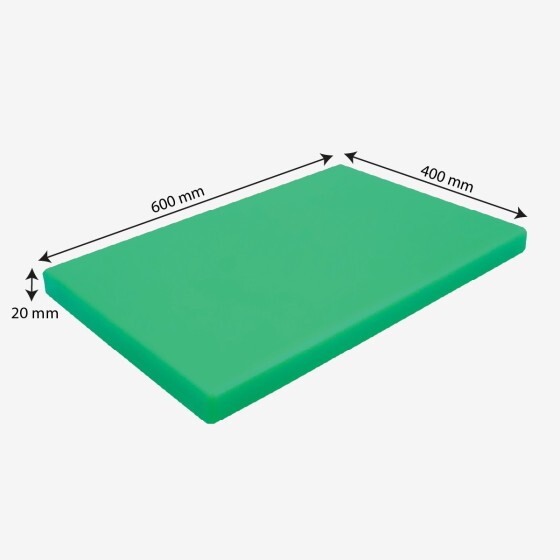 Planche à découper lisse 600 x 400 x 20 HACCP