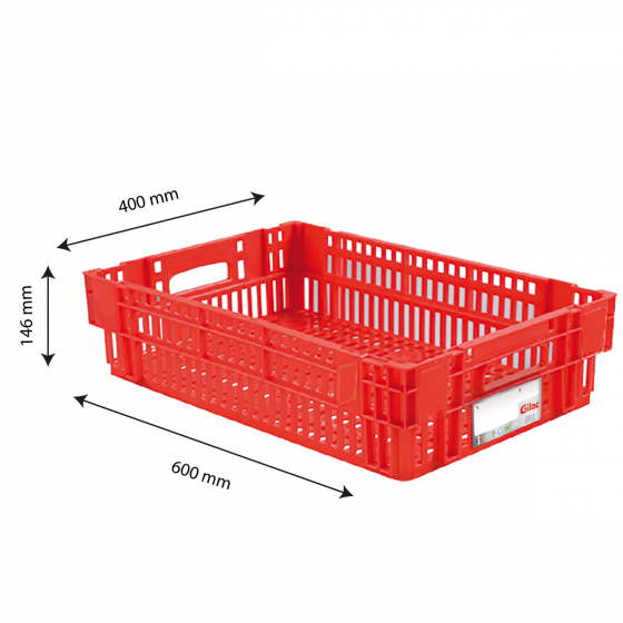 600 x 400 HACCP cook chill crate