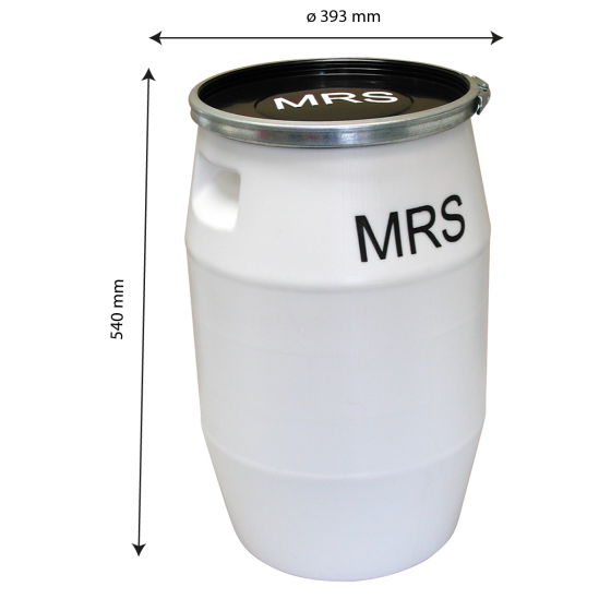 SRM barrel + metal toggle joint closure