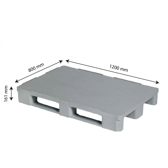 Solid hygiene pallet -  80 x 120