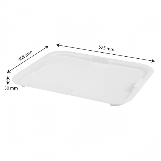 Lid for deep rectangular basin