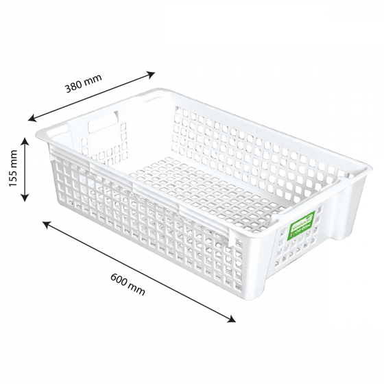 Biobased large pastry crate