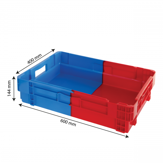 Two-tone nesting stacking container - 600 x 400