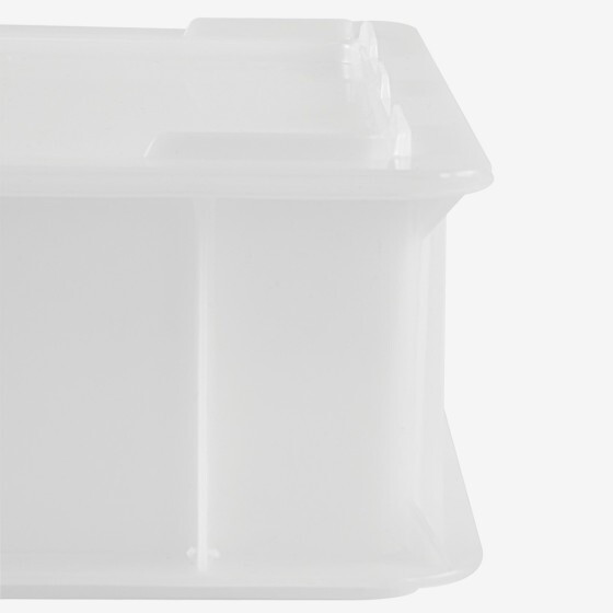 Lid for half dough container - 400 x 300 mm - white