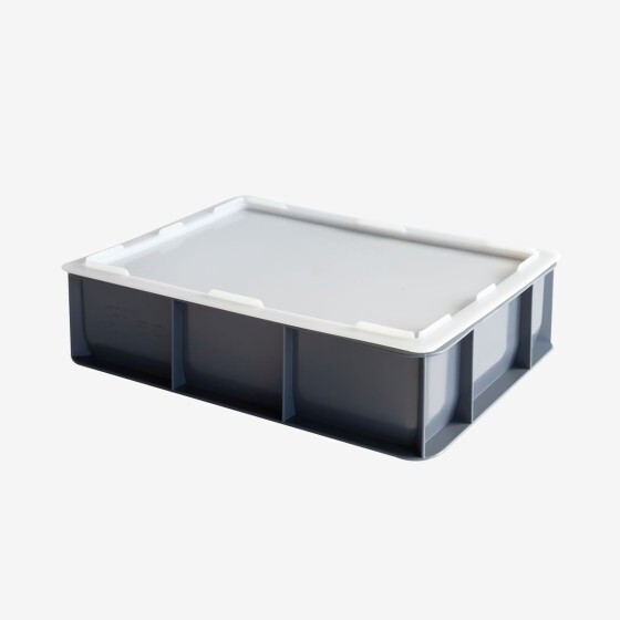 Couvercle pour demi-bac à pâtons 400 x 300 mm - blanc
