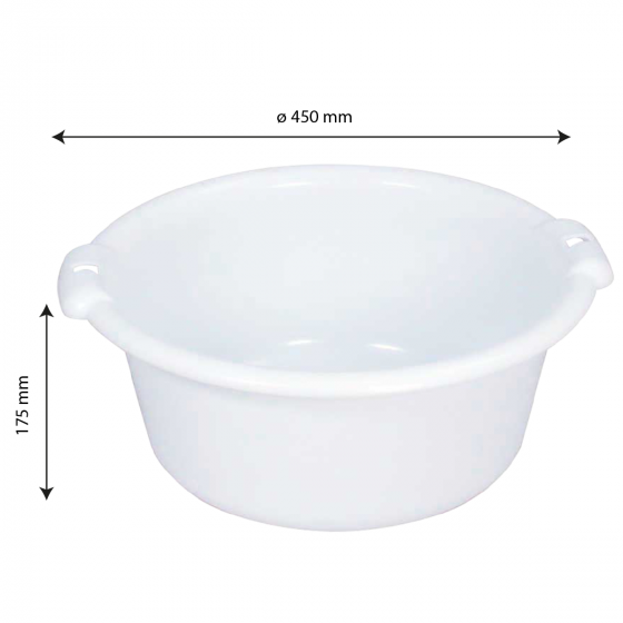 Round dividing dough container