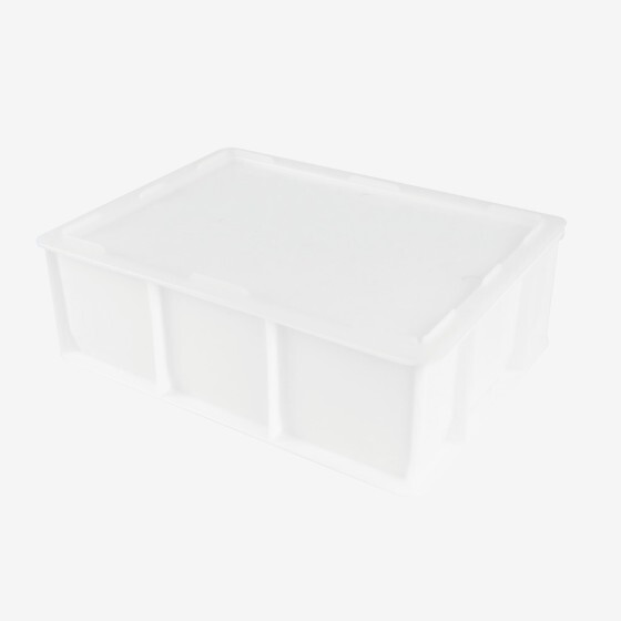 Lid for half dough container - 400 x 300 mm - white
