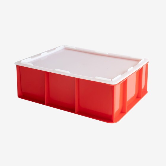 Couvercle pour demi-bac à pâtons 400 x 300 mm - blanc