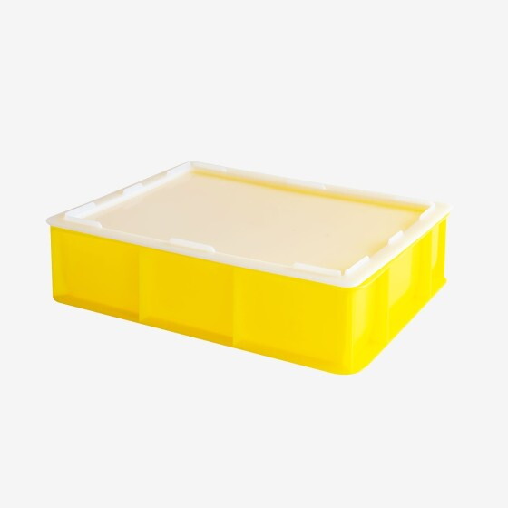 Couvercle pour demi-bac à pâtons 400 x 300 mm - blanc