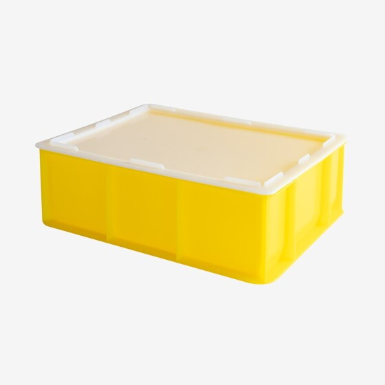 Couvercle pour demi-bac à pâtons 400 x 300 mm - blanc