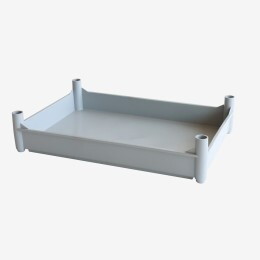 Bac sur pieds empilable 540 x 360 mm - 10 L - 2 couleurs
