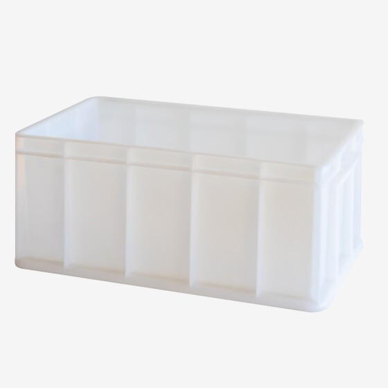 Bac renforcé empilable 490 x 280 x 205 mm - 20 L - blanc