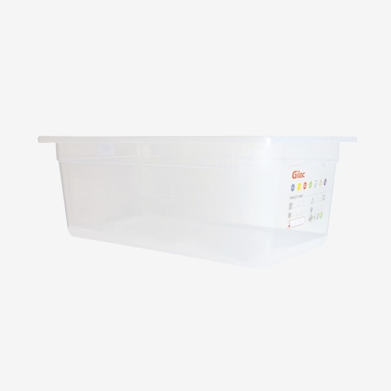 Bac gastronorme GN1/1 HACCP + couvercle - 200 mm - 26 L - Lot de 2