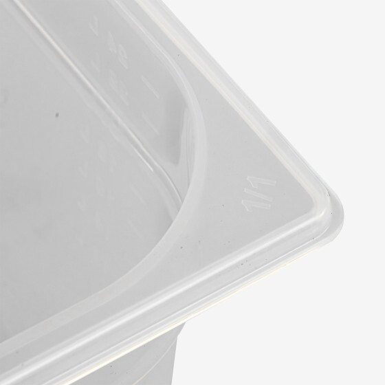 Gastronorm container + lid - GN1/1 HACCP - 200 mm - 26 L - Set of 2