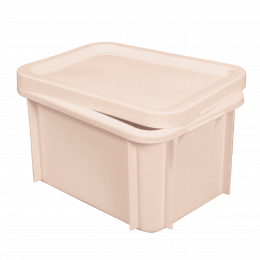 40 x 30 storage container with lid - 15 L - pink