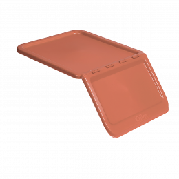 Lid for 40 L and 80 L storage container - terracotta