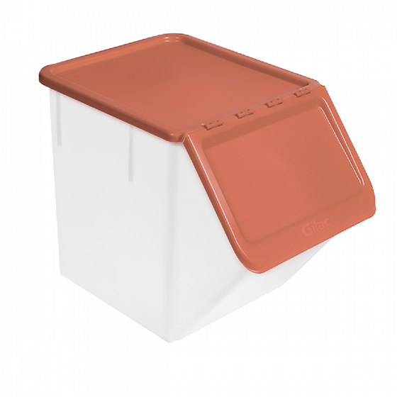 Lid for 40 L and 80 L storage container - terracotta