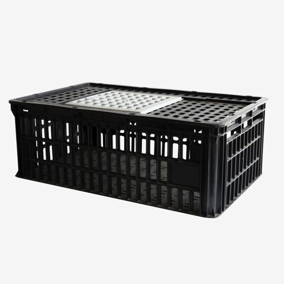 Cage à volailles 1 porte coulissante 800 x 500