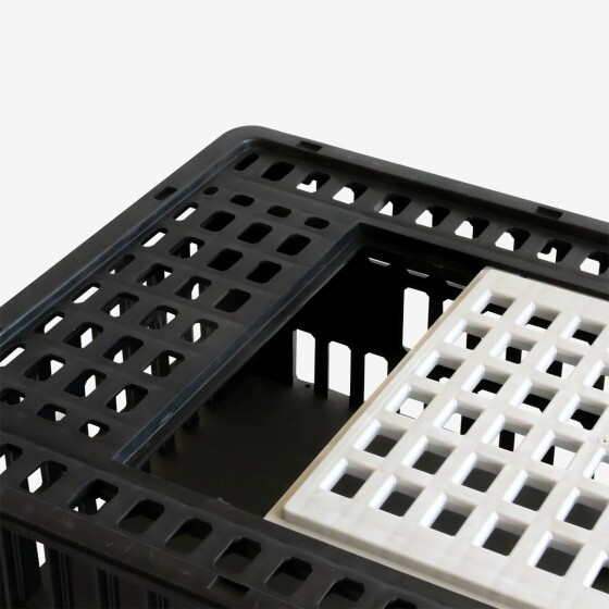 Cage à volailles 1 porte coulissante 800 x 500