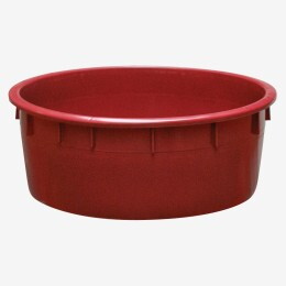 Baquet rond renforcé - de 110 L à 500 L - bordeaux