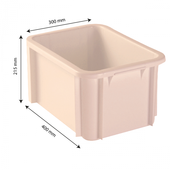 40 x 30 storage container - 15 L - pink