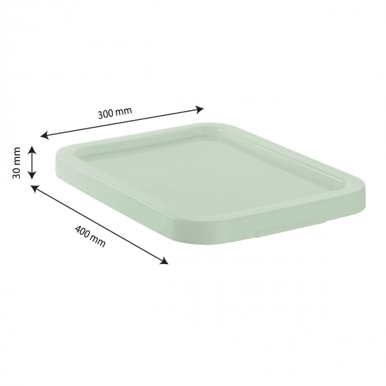 Lid for 40 x 30 15 L containers - light green