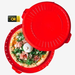 Boîte ronde réutilisable - 6 couleurs