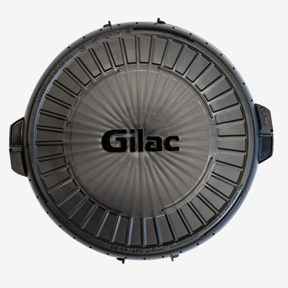 Reusable round box GILAC - pack of 10 - 2 colours