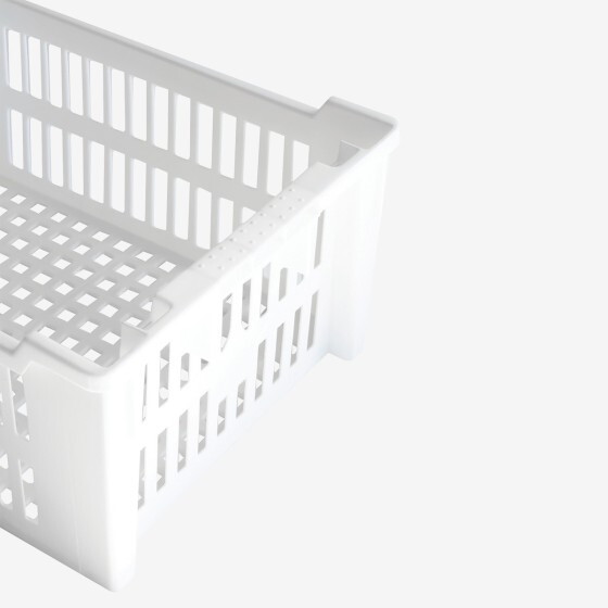 Caisse ajourée empilable emboîtable 400 x 300 x 175 mm - 14 L - 2 couleurs