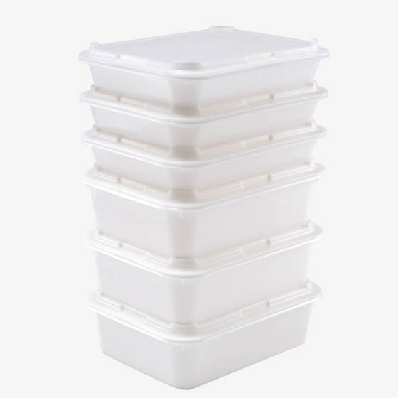Dividing dough container