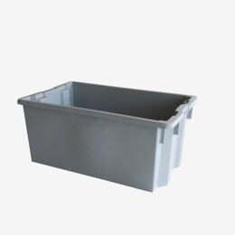 Bac empilable emboîtable 750 x 460 x 310 mm - 70 L - gris