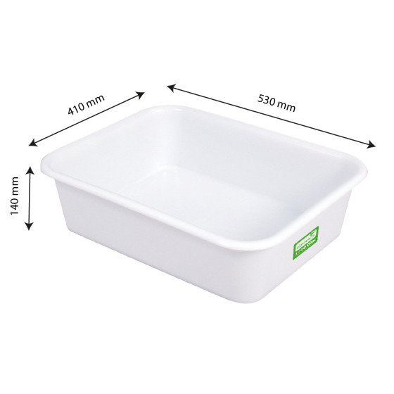 Biobased dividing dough container