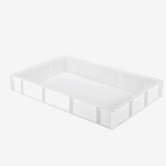 Set of 10 dough containers 600 x 400 x 90 mm, 15 L - white