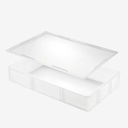 Lot dough container - 530 x 525 x 90 mm - GN1/1  - white
